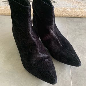 JustFab Black Booties